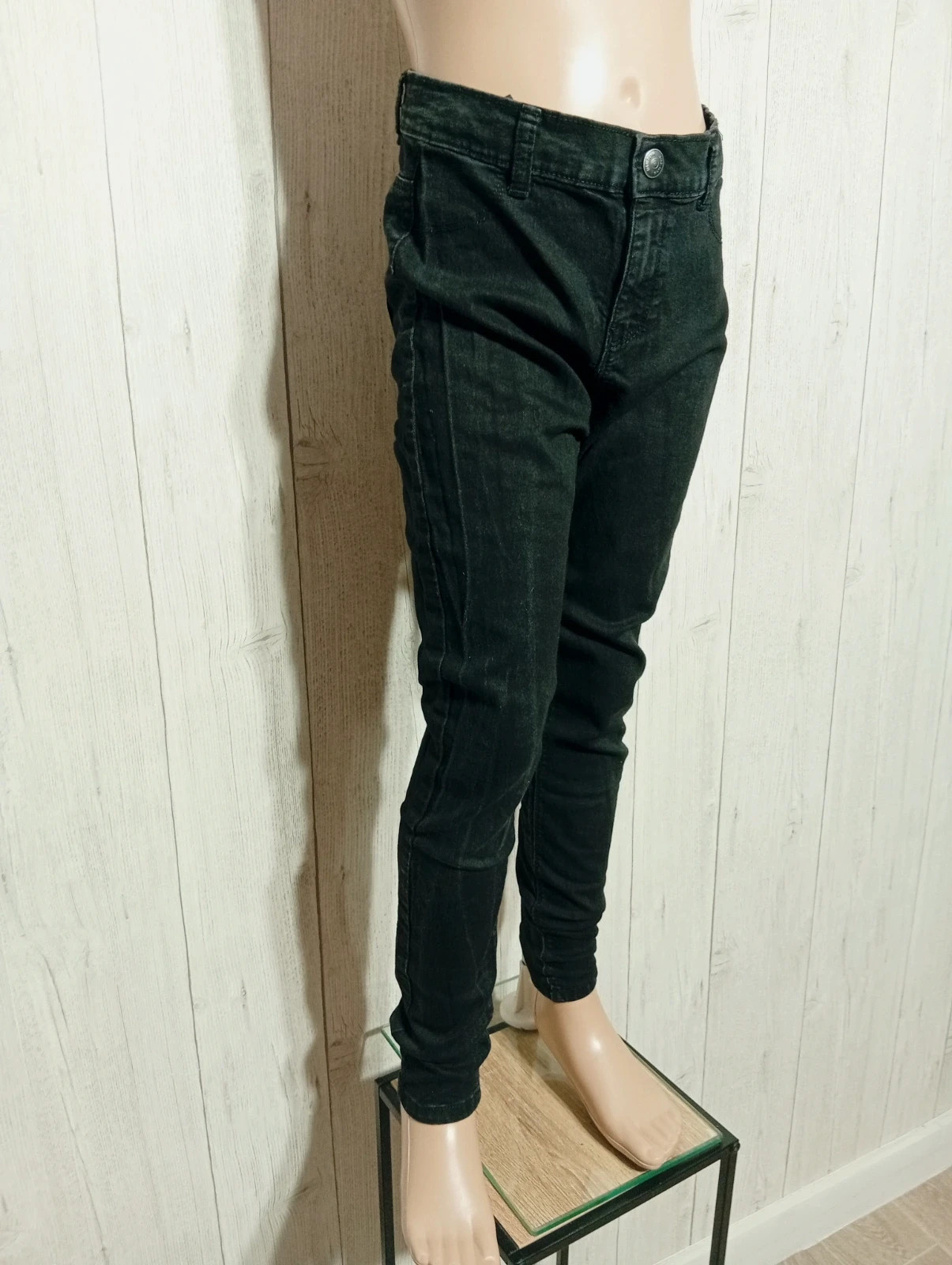 Jeans fille - taille 12 ans (146/152 cm) - Kiabi - couleur noir – Kiabi – taille 12 ans / 152 cm 2
