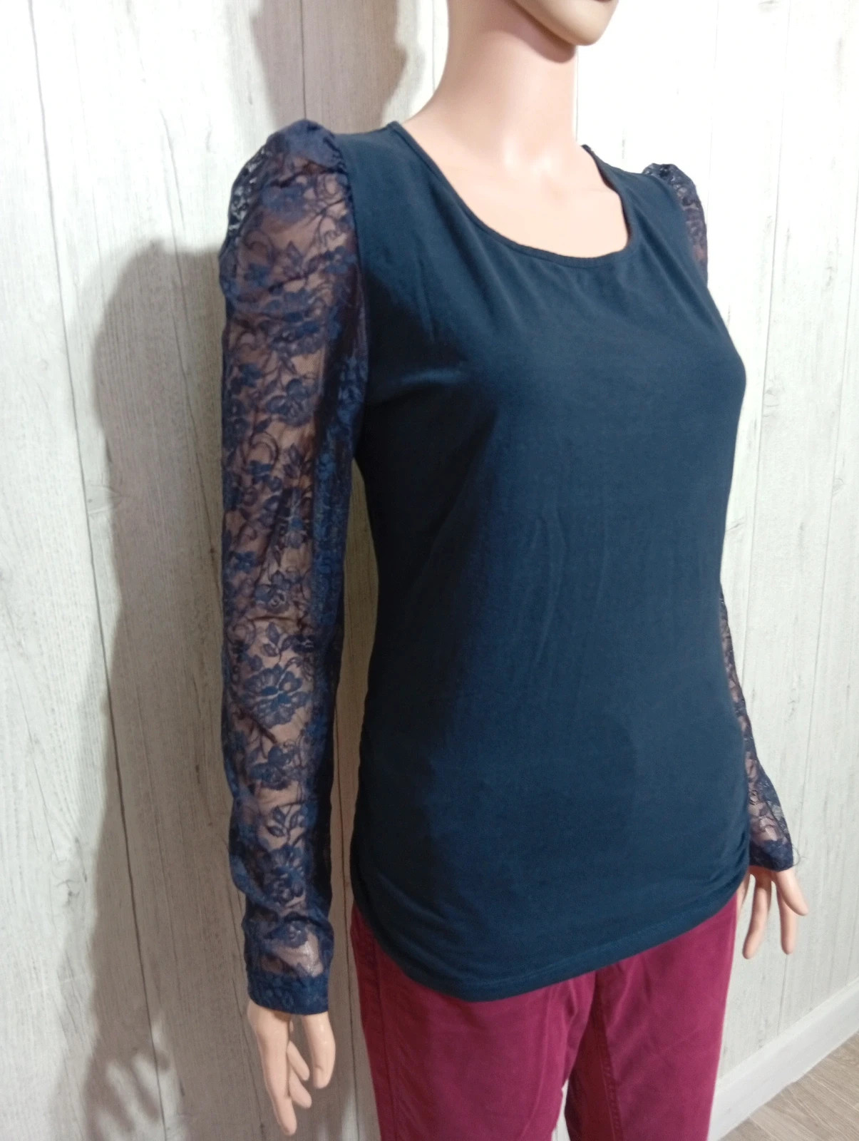 Blouse femme - taille XL/42 - Ky creation - couleur marine – KY creation – taille XL / 42 / 14 2