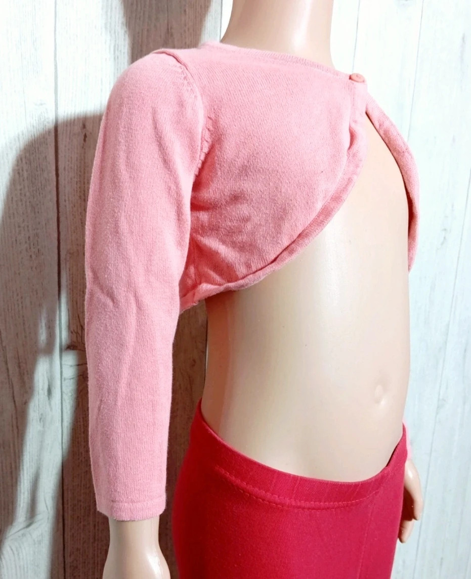 Boléro fille - Taille 3 ans (98 cm) - inextenso - couleur rose – In Extenso – taille 3 ans / 98 cm 3