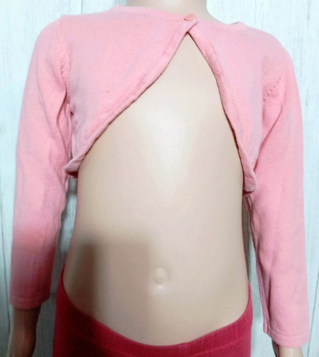 Boléro fille - Taille 3 ans (98 cm) - inextenso - couleur rose – In Extenso – taille 3 ans / 98 cm 2