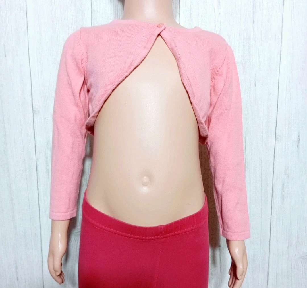 Boléro fille - Taille 3 ans (98 cm) - inextenso - couleur rose – In Extenso – taille 3 ans / 98 cm