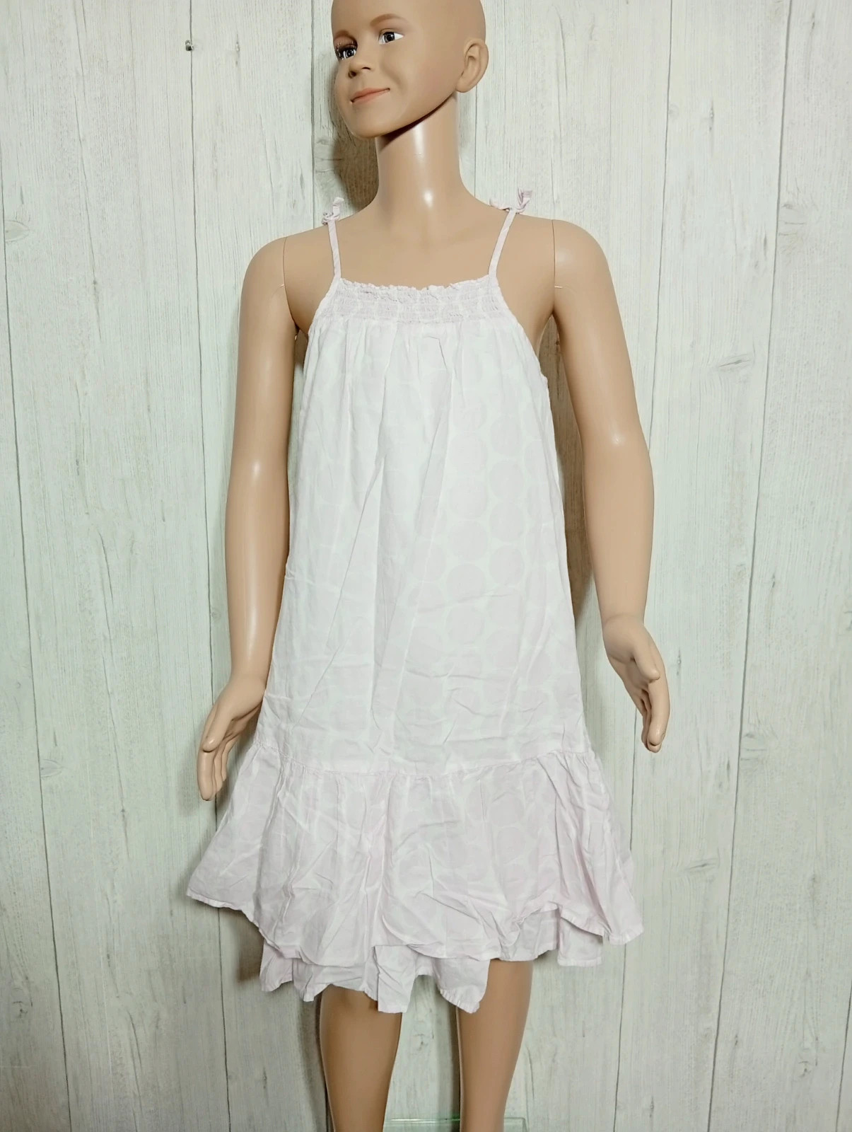 Robe fille - taille 12 ans - la redoute - couleur blanc et rose