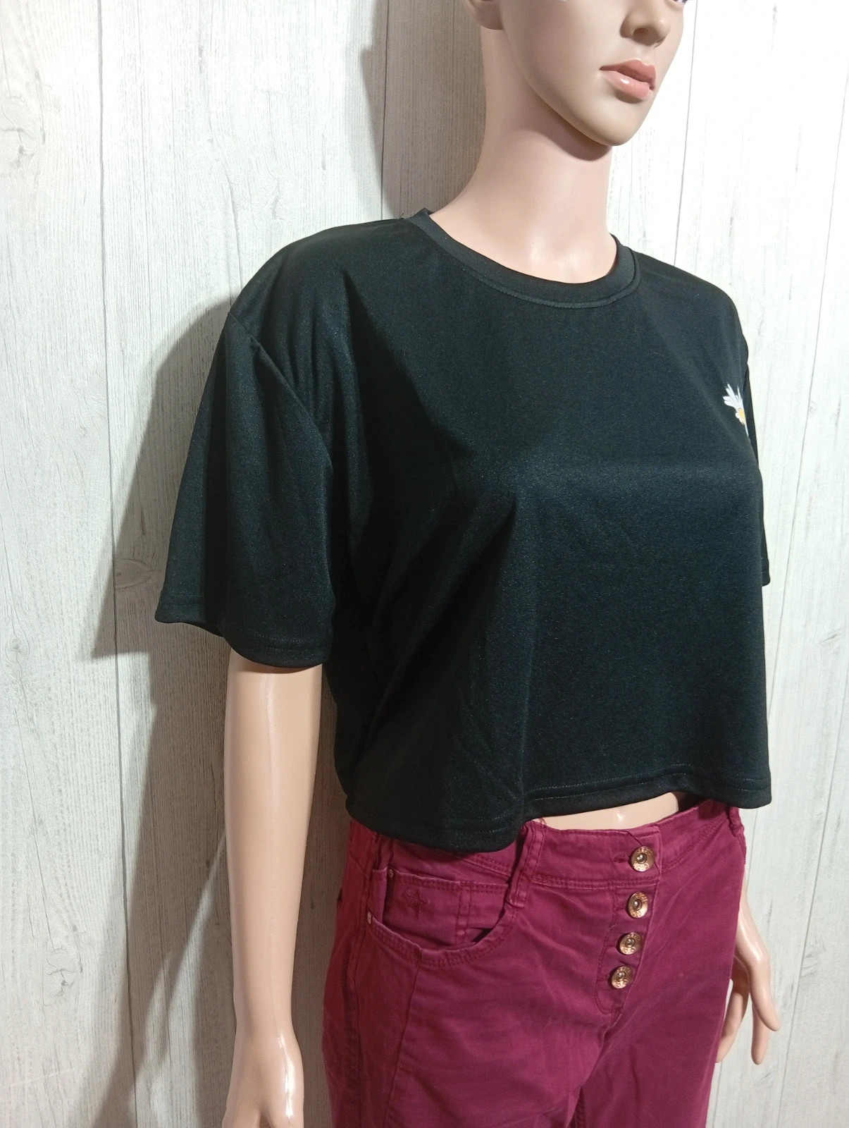 Top court femme - taille XL/42 - shein- couleur noir – Shein – taille XL / 42 / 14 2