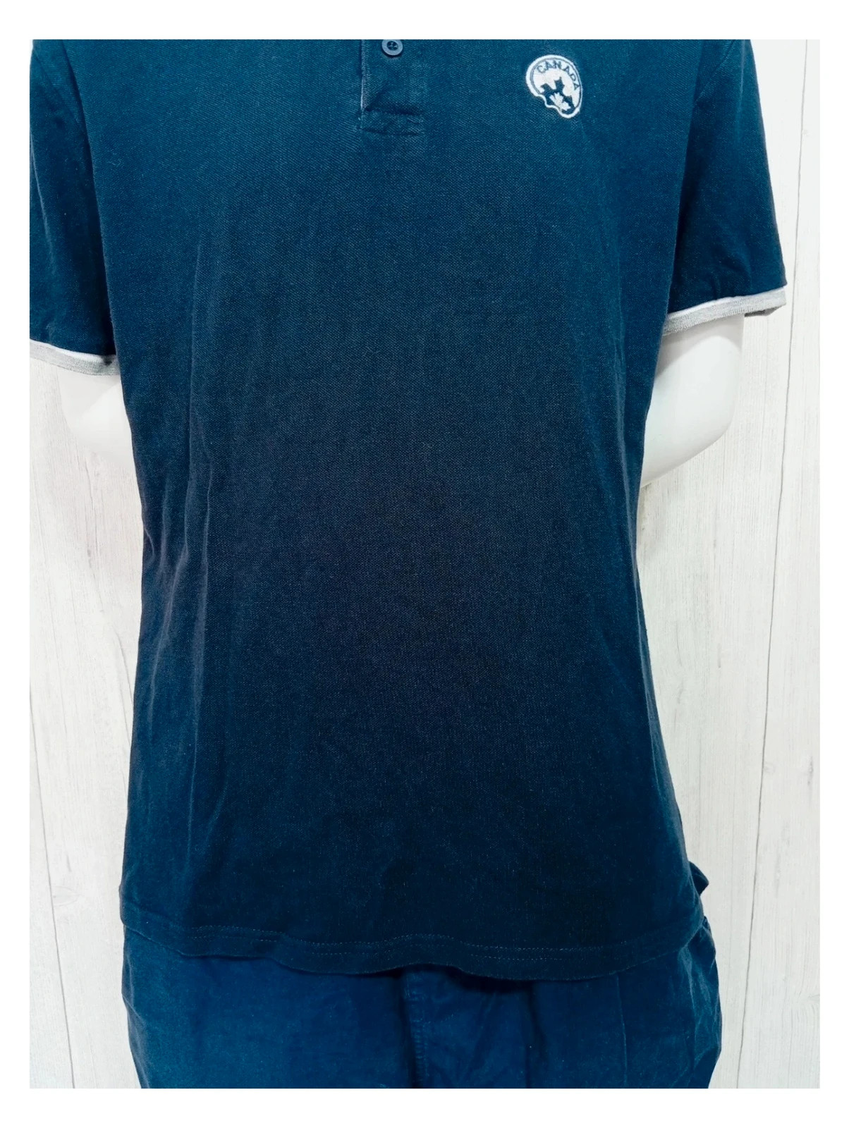 Polo atlas for men taille L/40 - couleur gris et marine homme – Atlas for Men – taille L 3