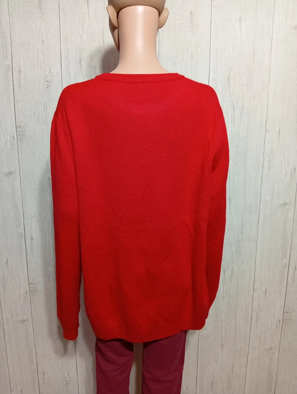 Pull polaire de noel femme - taille XL/42 - inextenso- couleur rouge blanc – In Extenso – taille XL / 42 / 14 5