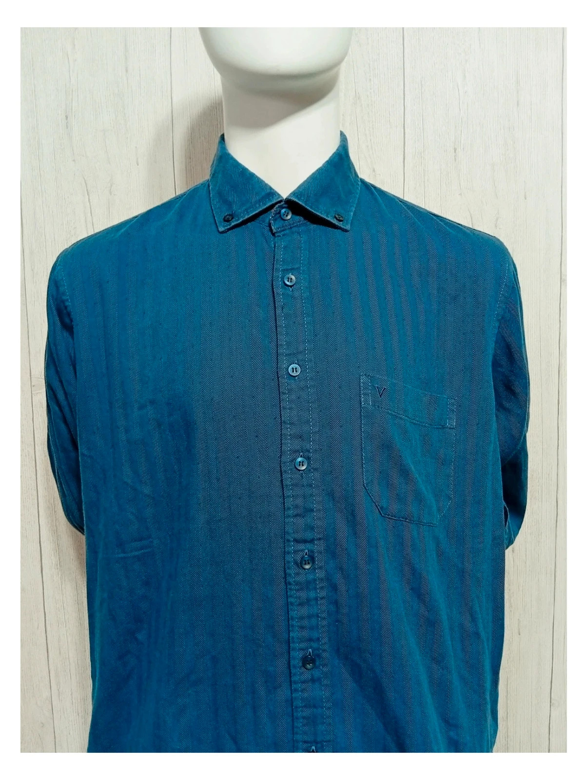 Chemise homme manche longue - Marvelis - taille L/40 - couleur bleu marine – Marvelis – taille L 2