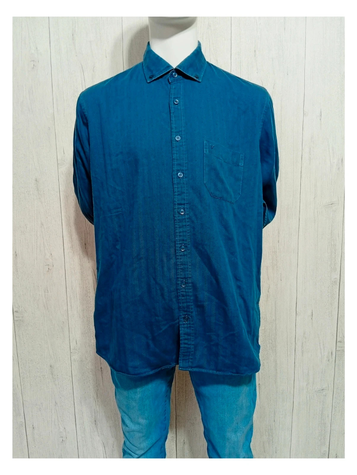 Chemise homme manche longue - Marvelis - taille L/40 - couleur bleu marine – Marvelis – taille L