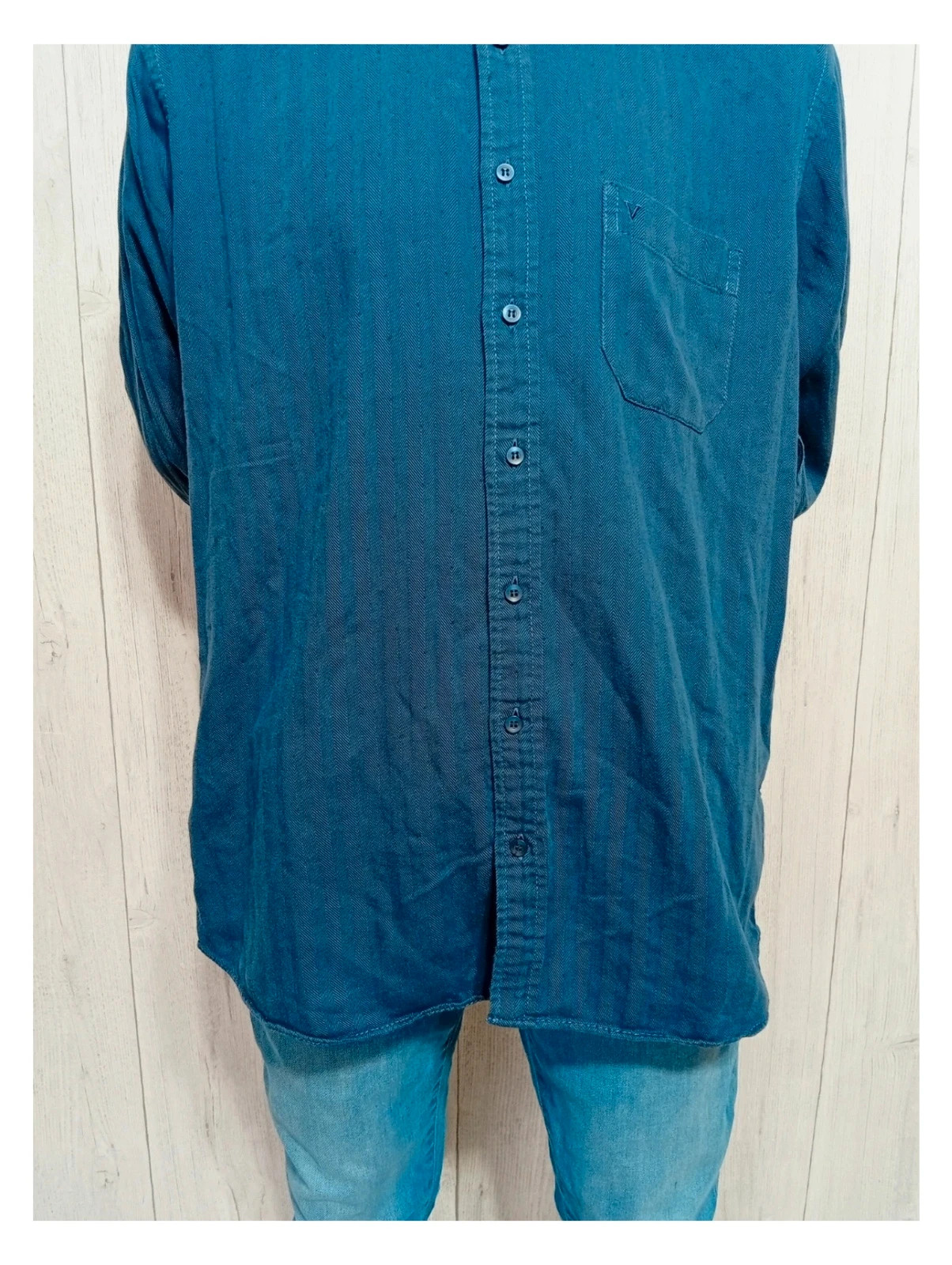 Chemise homme manche longue - Marvelis - taille L/40 - couleur bleu marine – Marvelis – taille L 3