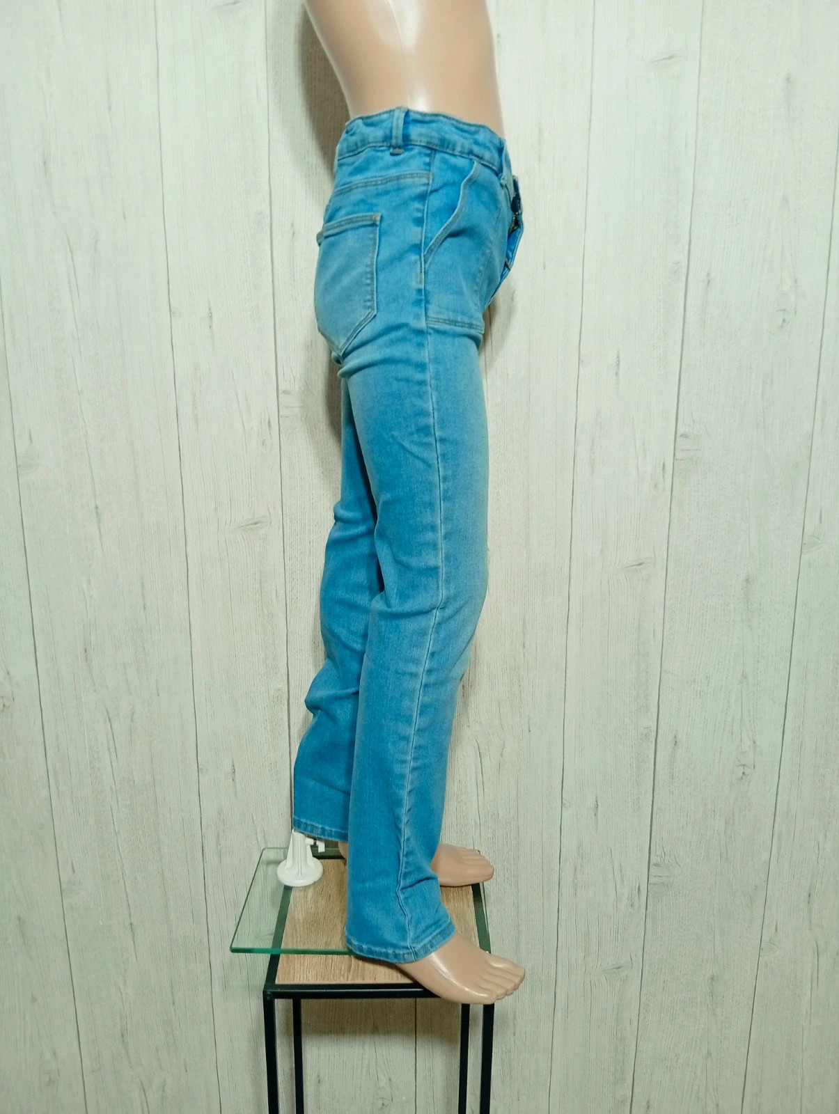 Jeans fille - taille 12 ans (146/152 cm) - Kiabi - couleur bleu clair – Kiabi – taille 12 ans / 152 cm 4