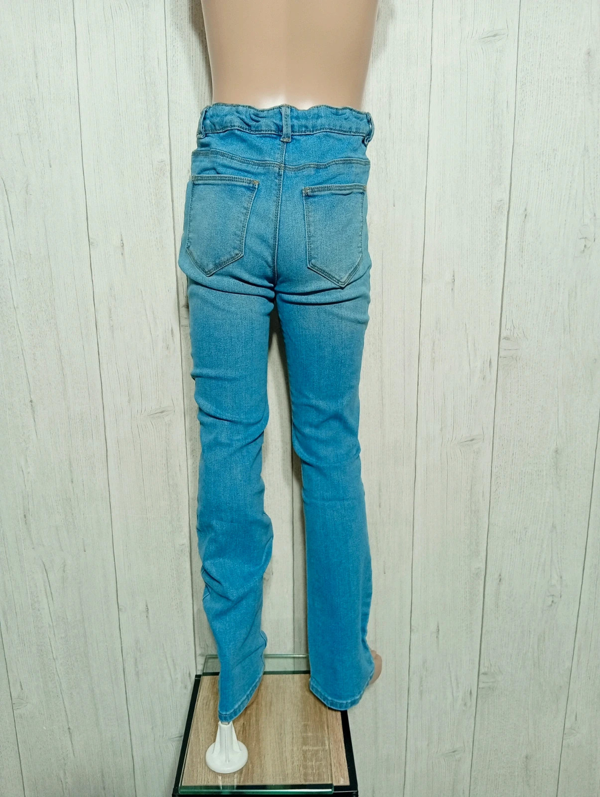 Jeans fille - taille 12 ans (146/152 cm) - Kiabi - couleur bleu clair – Kiabi – taille 12 ans / 152 cm 5