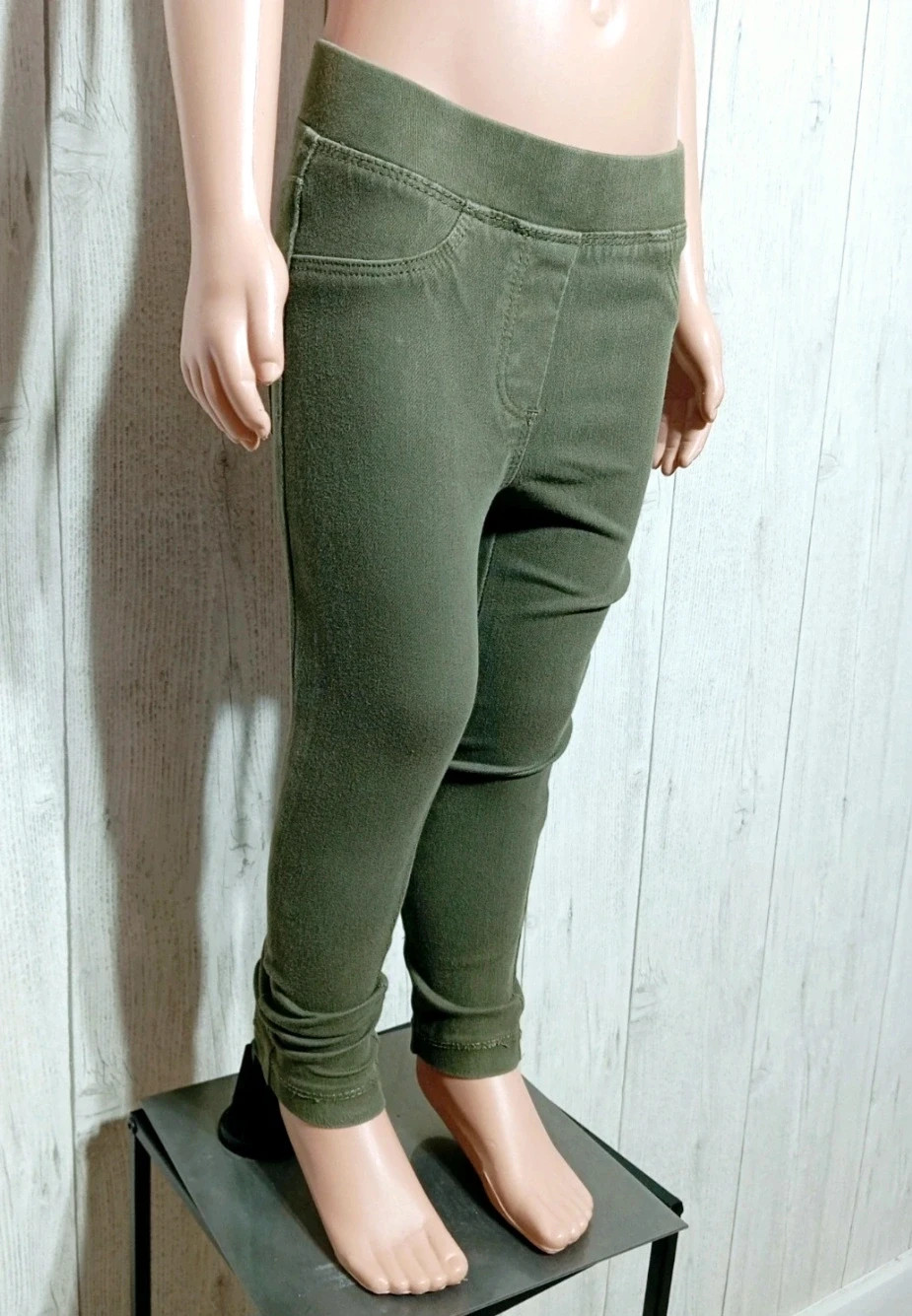 Pantalon fille- Taille 2/4 ans ( 98/104 cm) - lupilu- couleur vert fonce – Lupilu – taille 3 ans / 98 cm 4