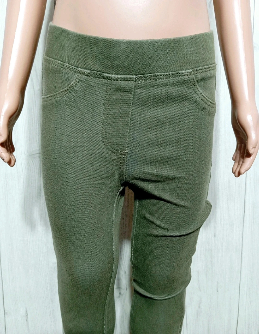 Pantalon fille- Taille 2/4 ans ( 98/104 cm) - lupilu- couleur vert fonce – Lupilu – taille 3 ans / 98 cm 2