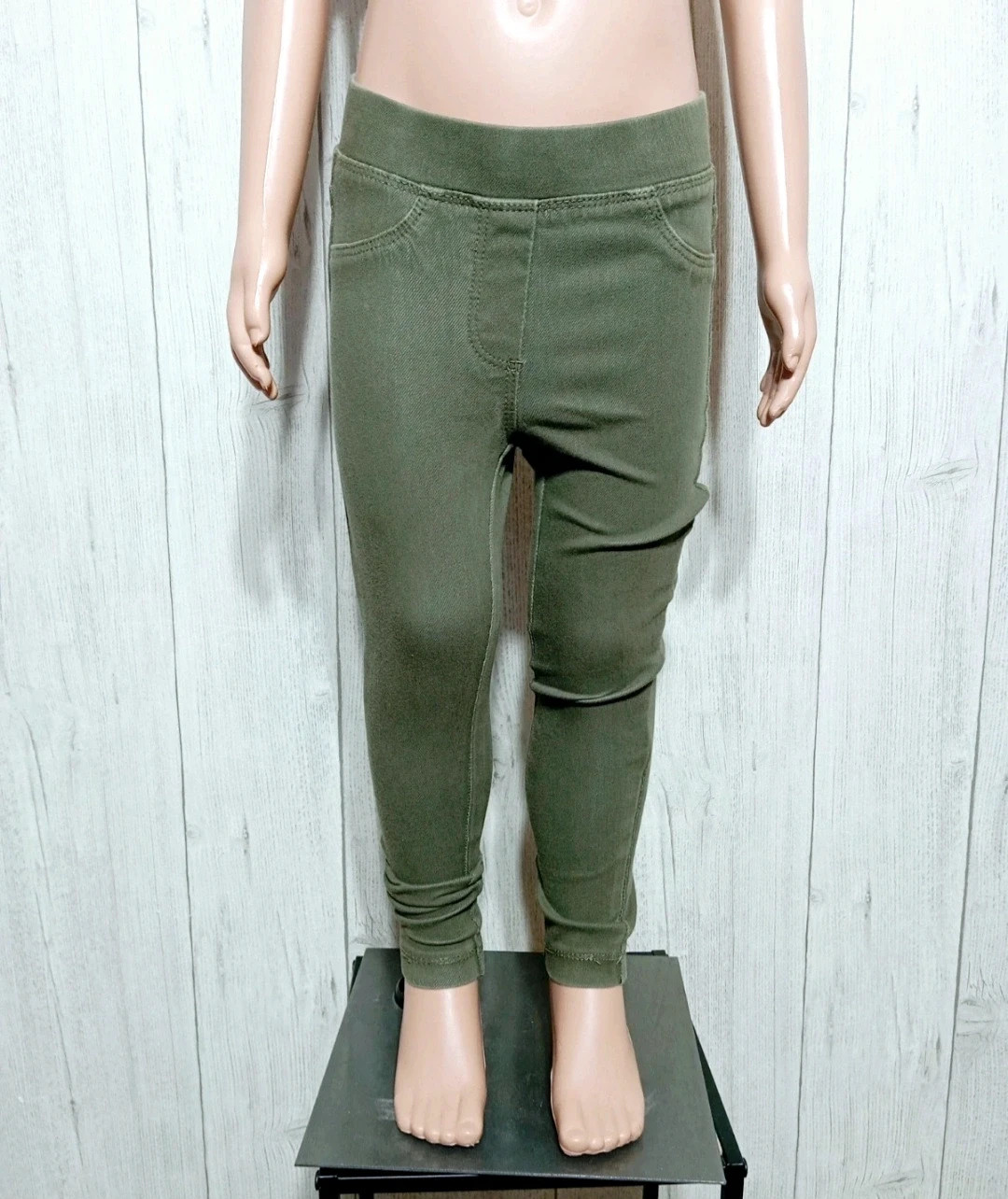 Pantalon fille- Taille 2/4 ans ( 98/104 cm) - lupilu- couleur vert fonce