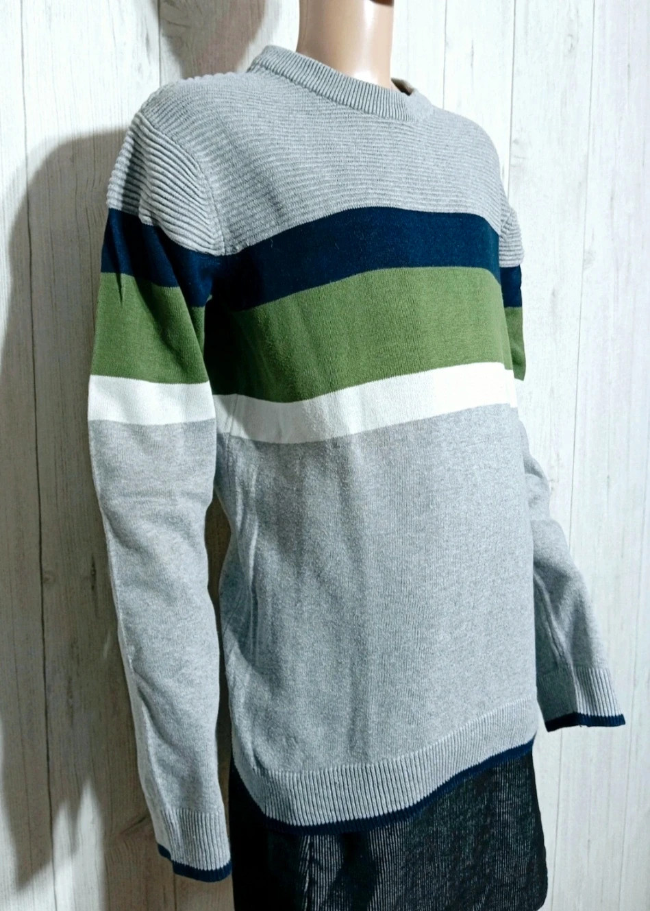 Pull manches longues garcon- Taille 12 ans (152 cm) - orchestra - couleur gris et vert – Orchestra – taille 12 ans / 152 cm 4