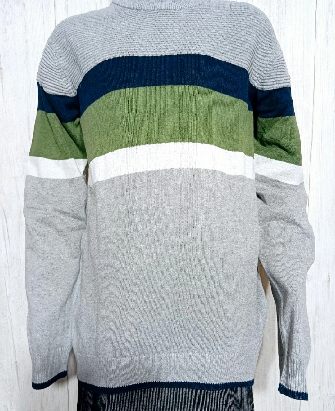 Pull manches longues garcon- Taille 12 ans (152 cm) - orchestra - couleur gris et vert – Orchestra – taille 12 ans / 152 cm 3