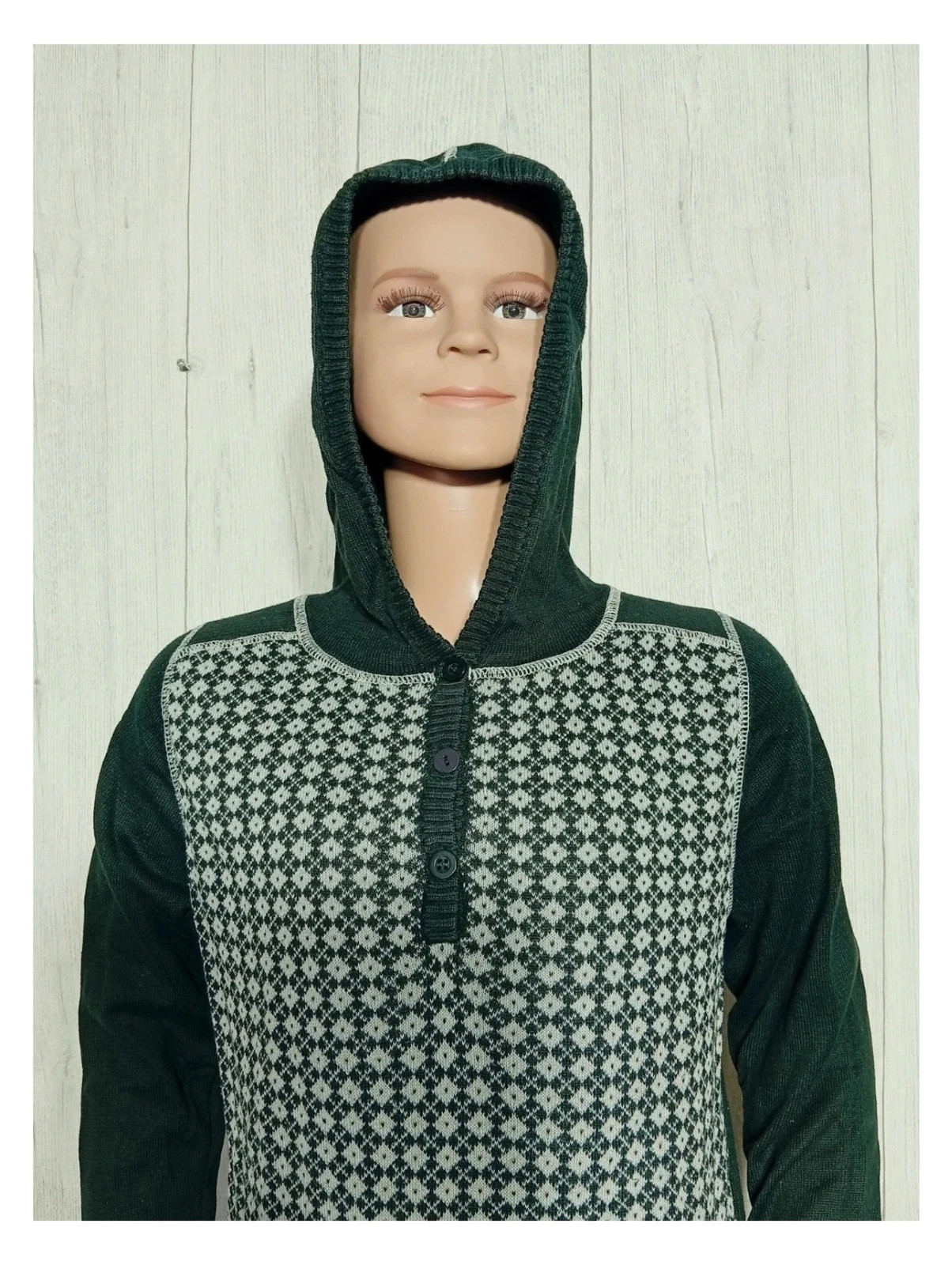 Pull Kiabi a capuche garcon - couleur noir et gris - taille 12 ans ( 150 cm) – Kiabi – taille 12 ans / 152 cm 2