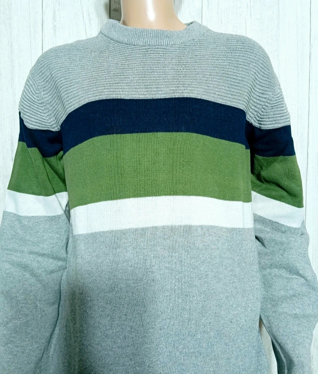 Pull manches longues garcon- Taille 12 ans (152 cm) - orchestra - couleur gris et vert – Orchestra – taille 12 ans / 152 cm 2