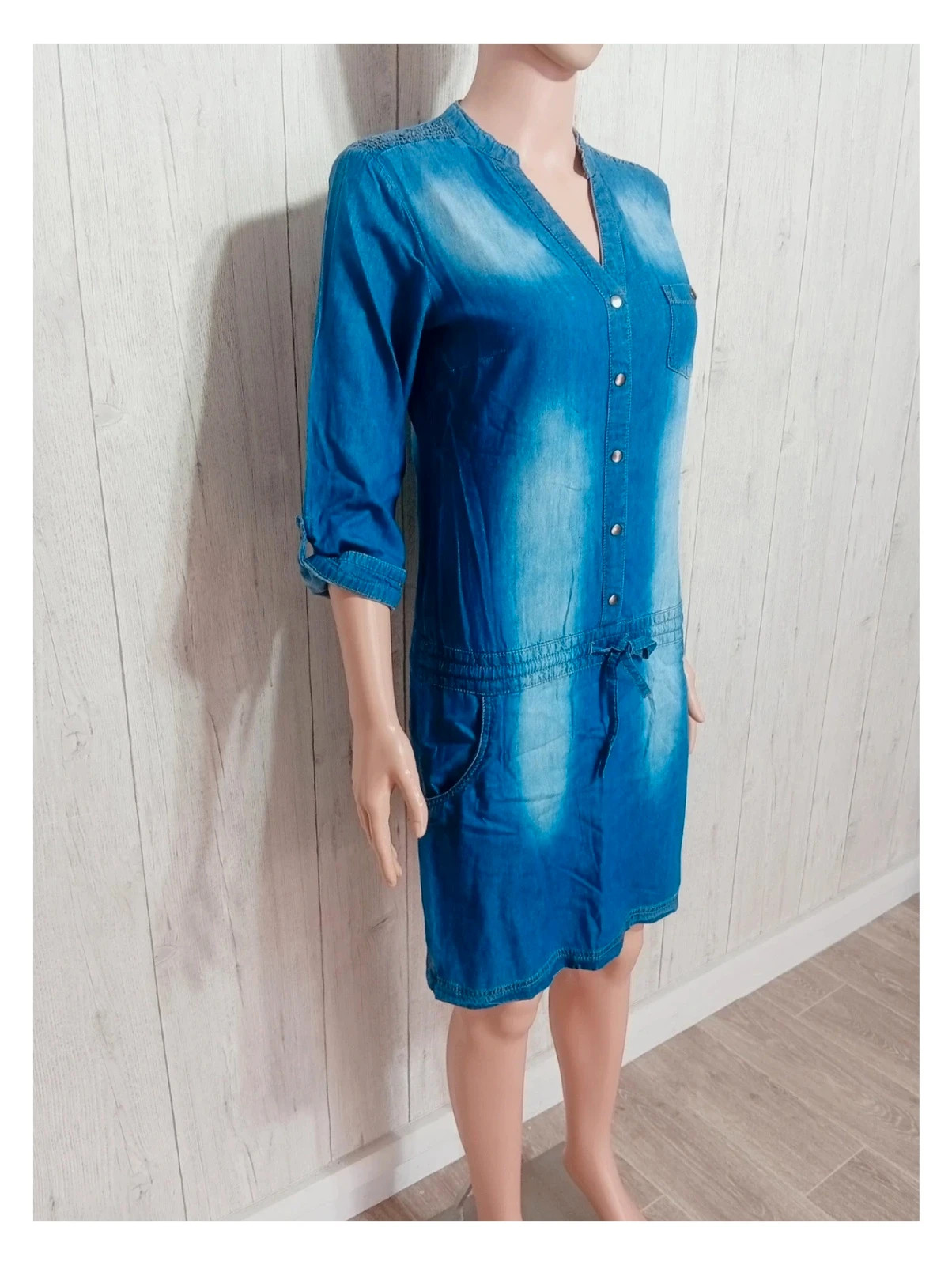 Robe Kwoman - couleur bleu - taille femme S/36 – K Woman – taille S / 36 / 8 4