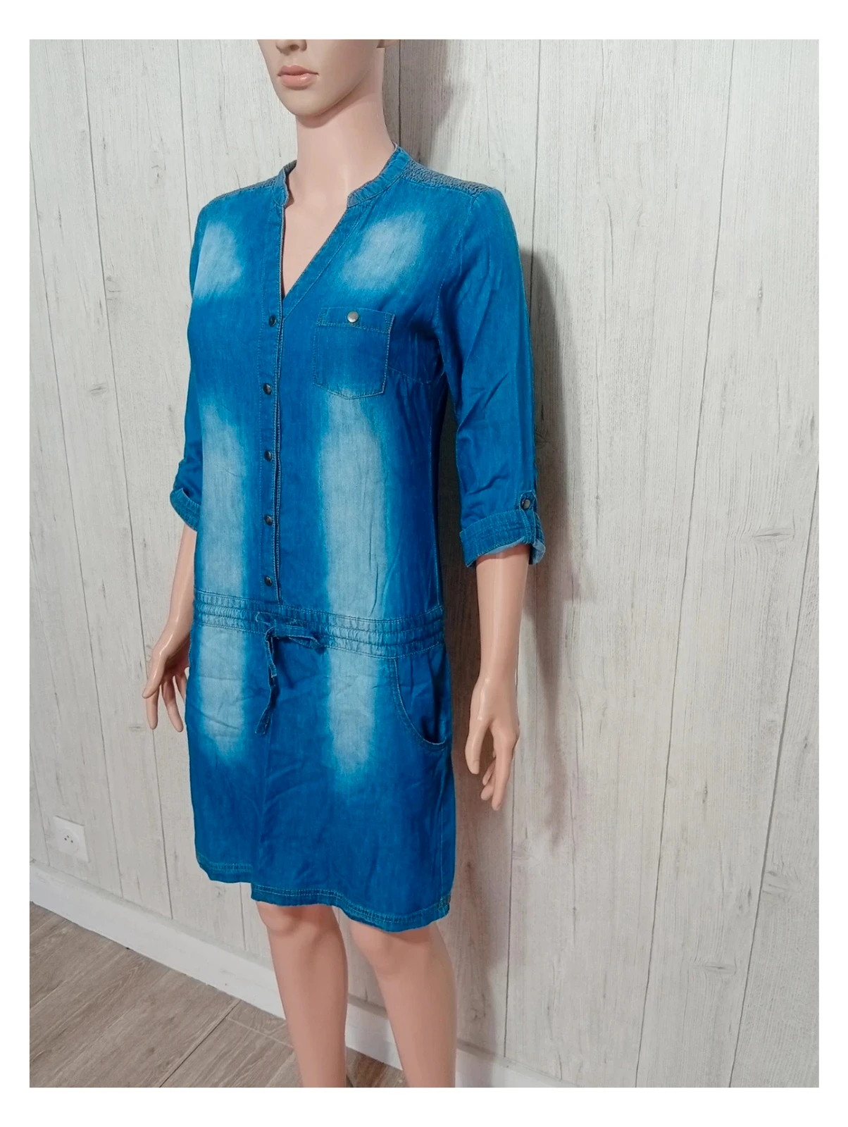 Robe Kwoman - couleur bleu - taille femme S/36 – K Woman – taille S / 36 / 8 5
