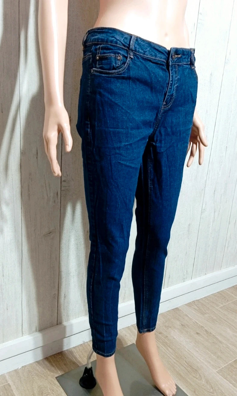 Jeans skinny femme -Taille L/40 - new look - couleur marine – New Look – taille L / 40 / 12 4