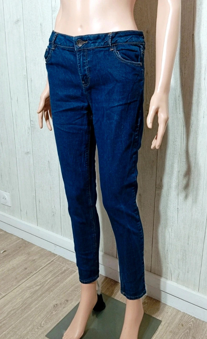 Jeans skinny femme -Taille L/40 - new look - couleur marine – New Look – taille L / 40 / 12 5
