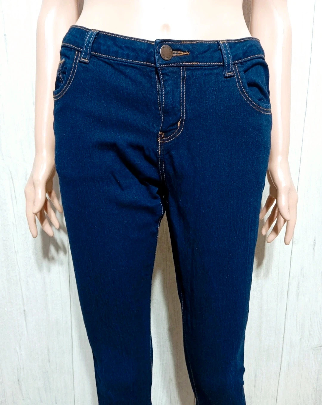 Jeans skinny femme - Taille L/40 - Denim co - couleur marine – Denim Co – taille L / 40 / 12 2