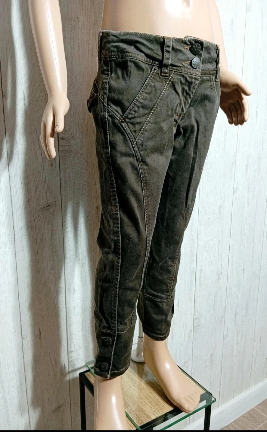 Pantacourt fille - Taille 12 ans ( 150 cm) - okaidi - couleur marron – Okaïdi – taille 12 ans / 152 cm 4