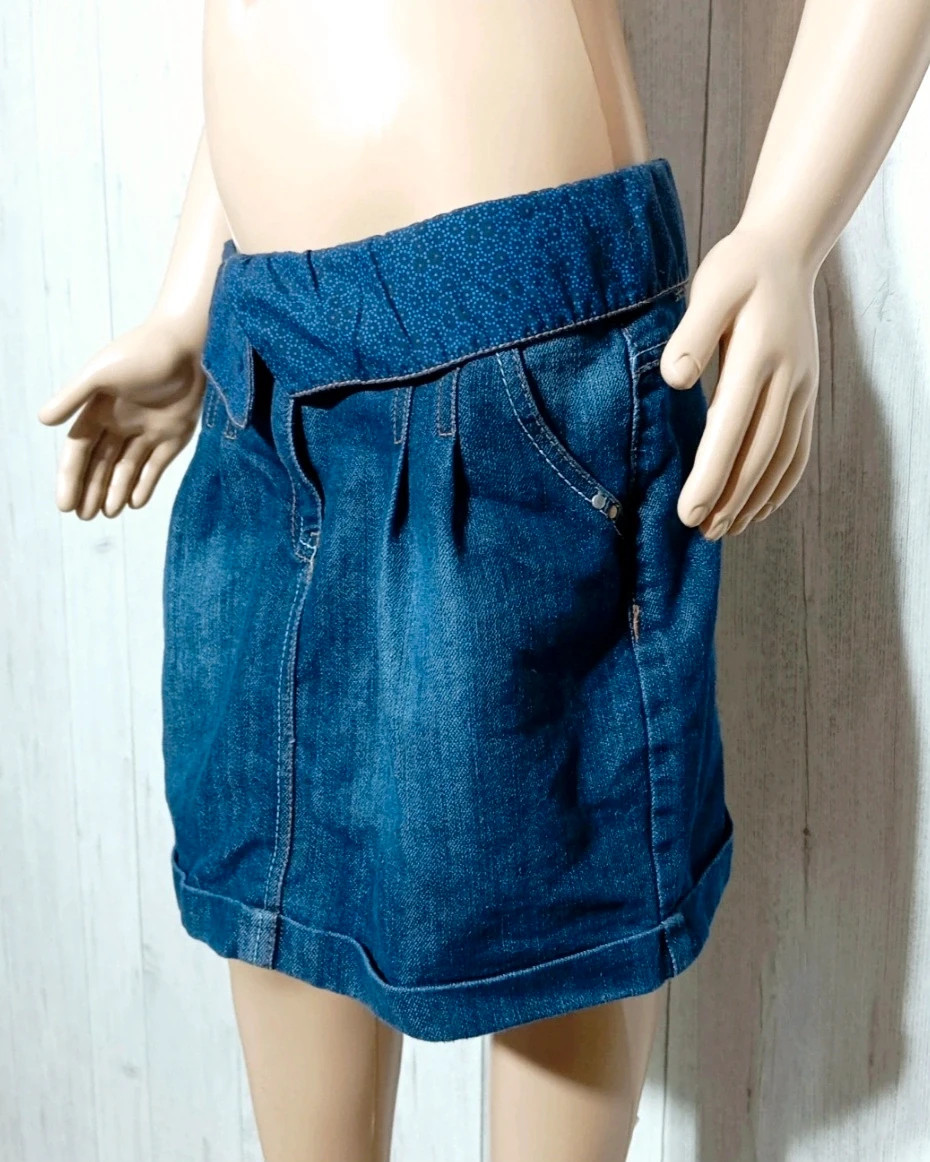 Jupe en jean fille - Taille 12 ans (152 cm) - Tape à loeil - Couleur marine – Tape à l'œil – taille 12 ans / 152 cm 2