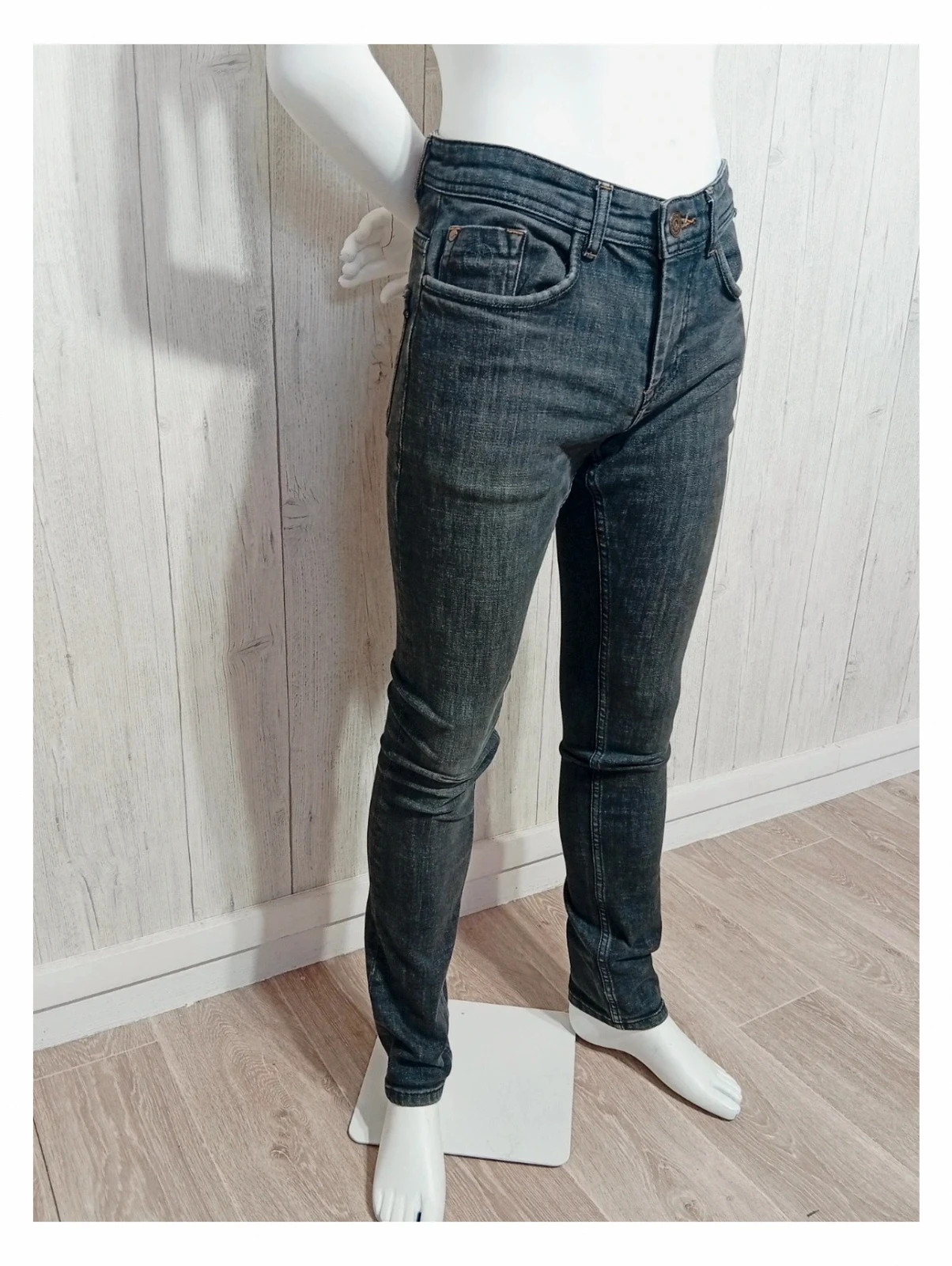 Jean homme slim - couleur noir - taille M/38 - bonobo – Bonobo – taille M 4
