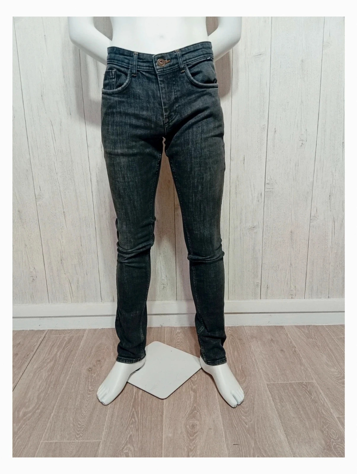 Jean homme slim - couleur noir - taille M/38 - bonobo
