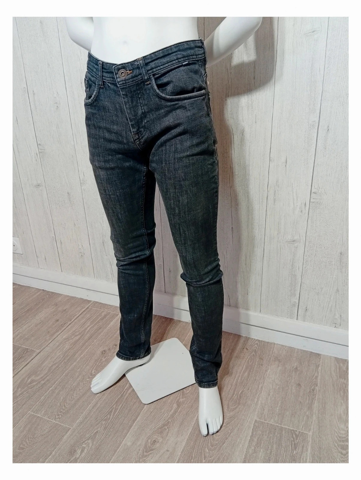 Jean homme slim - couleur noir - taille M/38 - bonobo – Bonobo – taille M 5