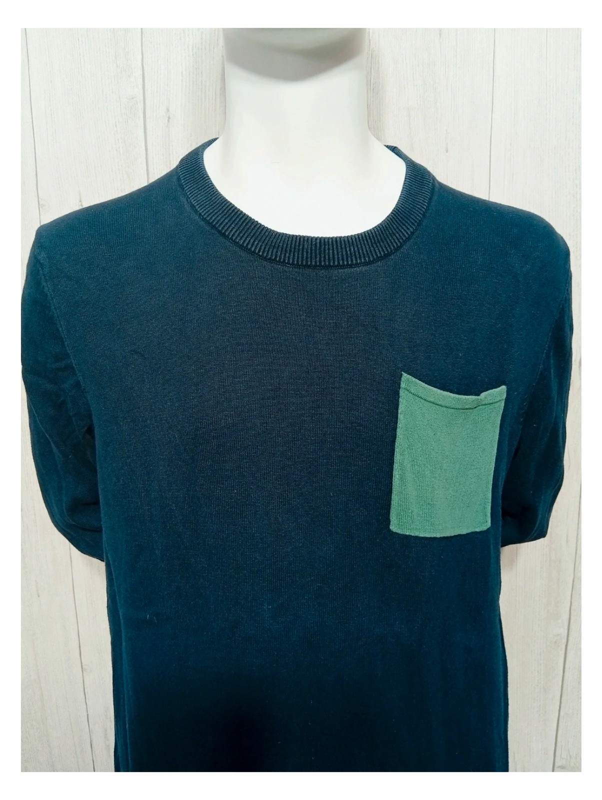 Pull jules taille L/40 - manches longues - couleur marine et menthe – Jules – taille L 2