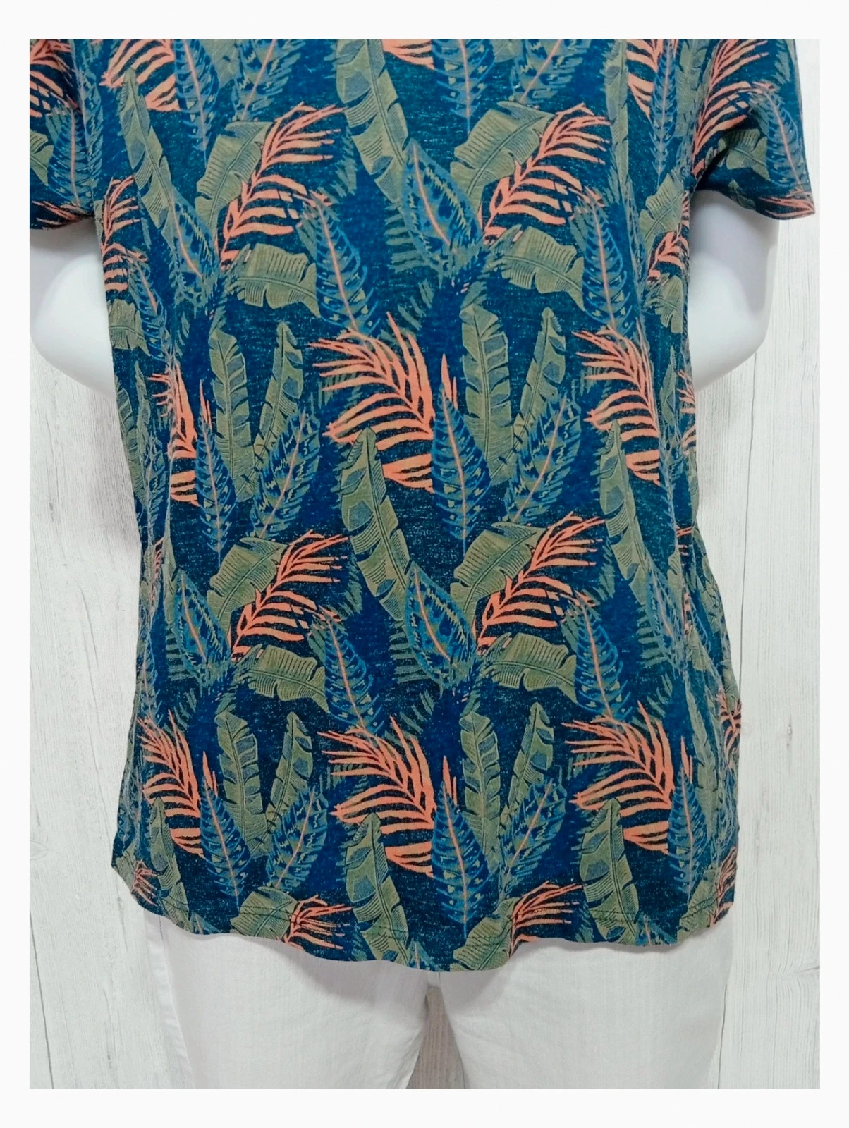 T-shirt homme manche courte - jules - taille L/40 - couleur orange / vert – Jules – taille M 3