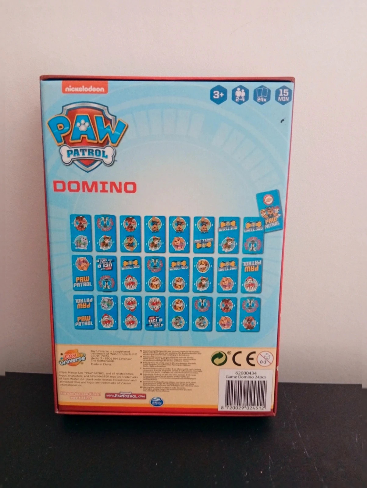 Paw patrol - Jeu de domino - multicolore - 3+ – Paw Patrol – taille Taille unique 4