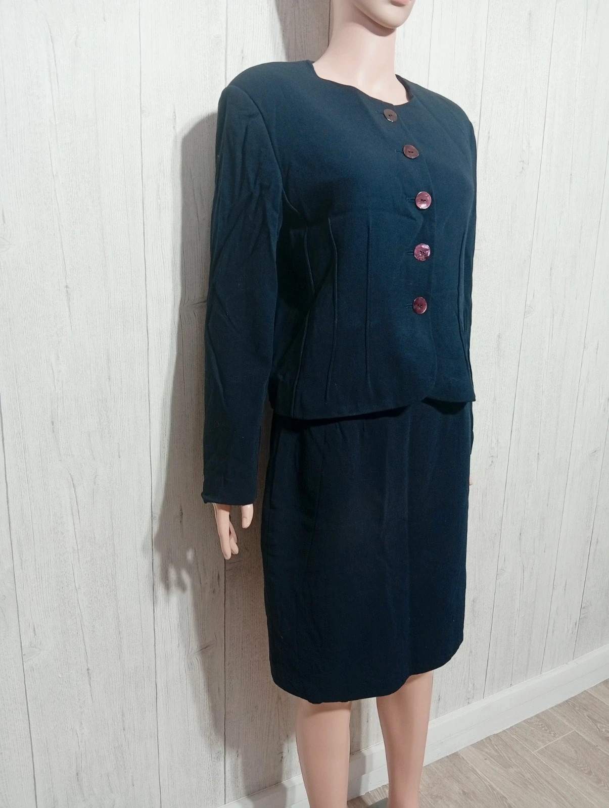 Tailleur 2 pieces femme - taille XL/42 - 1.2.3 - couleur marine