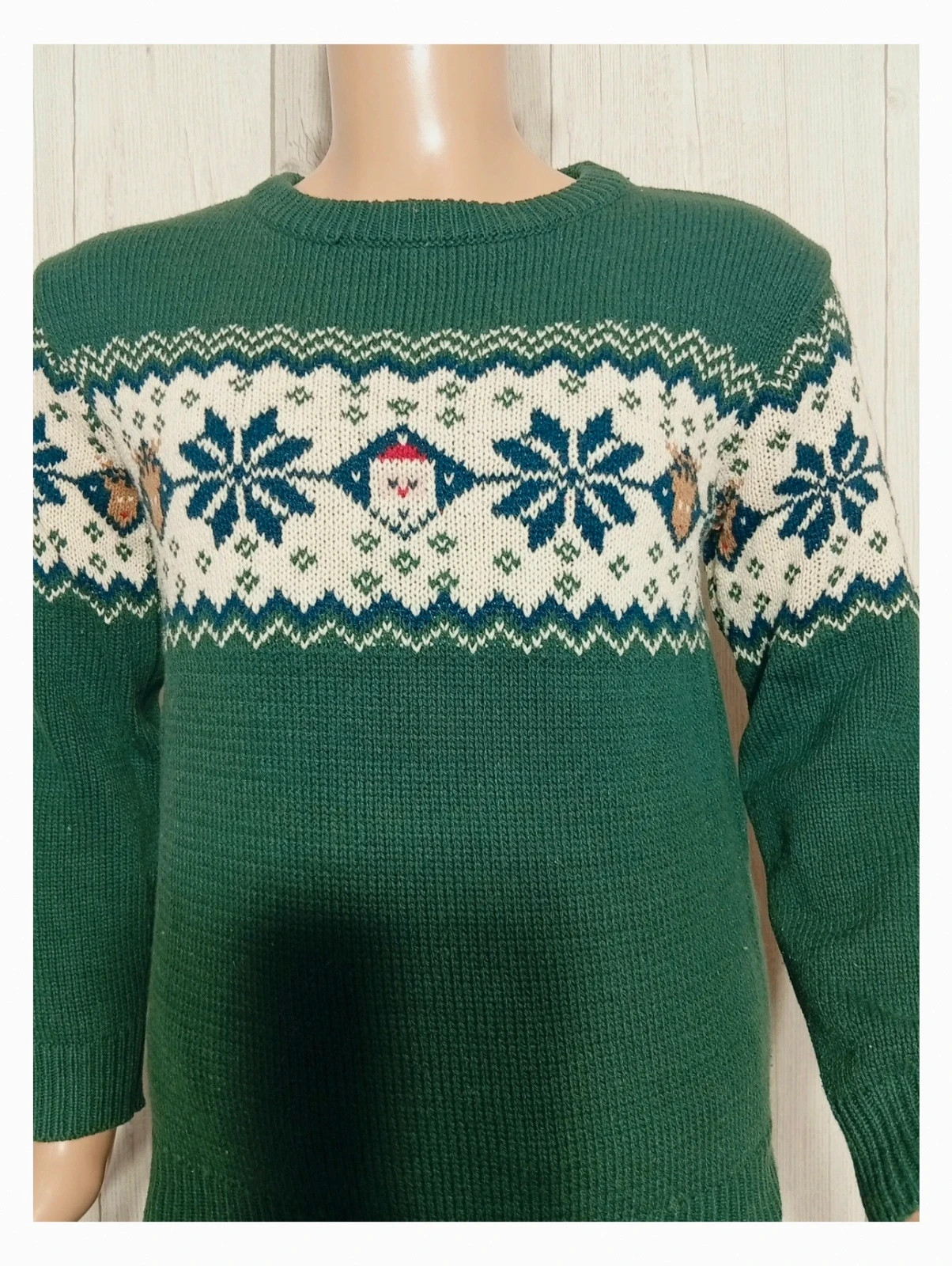 Pull de noel vert foncé et creme taille 8 ans ( 125 cm) -verbaudet garçon – Vertbaudet – taille 8 ans / 128 cm 2