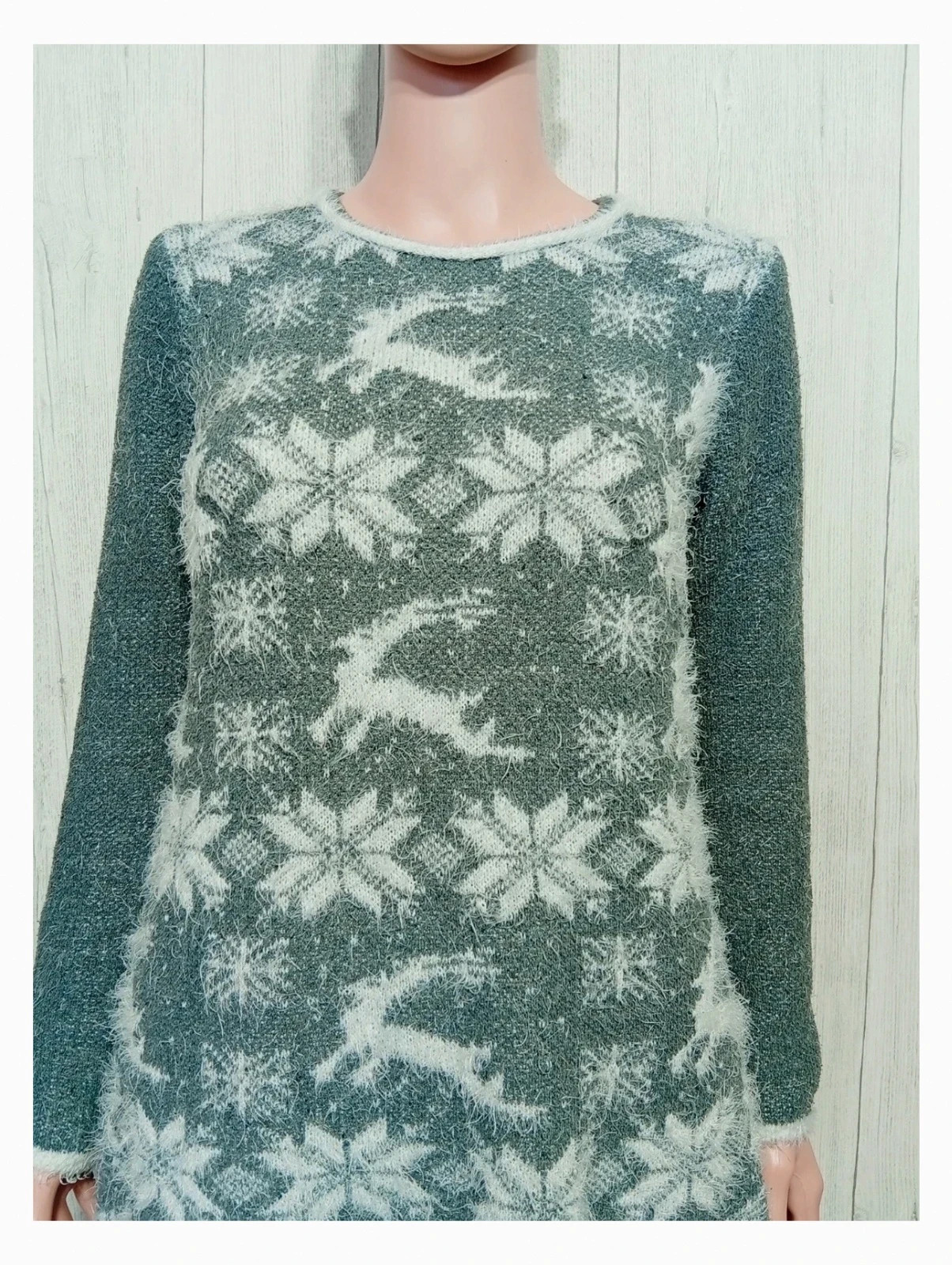 Pull classic & Co - taille M/L - femme - couleur gris et blanc – Classic Collection – taille M / 38 / 10 2