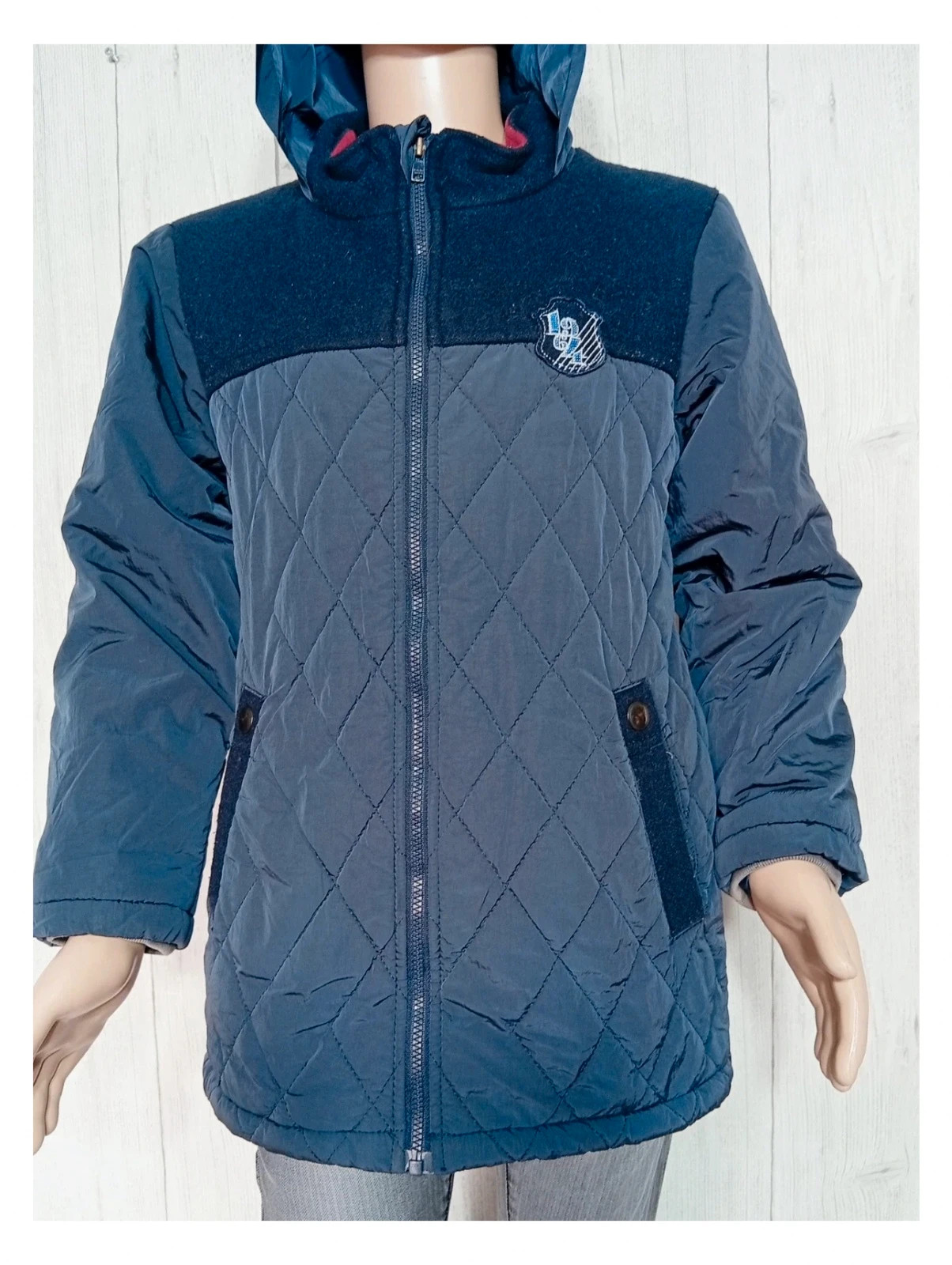 Doudoune couleur marine - taille 8 ans - garcon coudémail – Coudémail – taille 8 ans / 128 cm 3