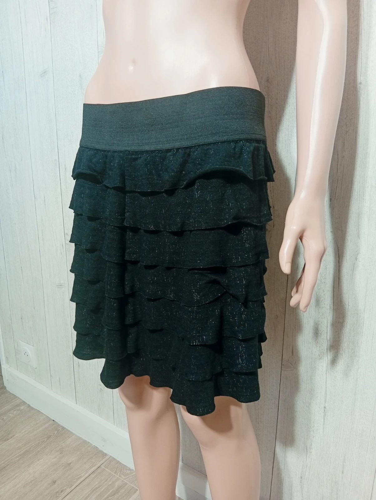 Jupe femme - taille XL/42- couleur noir – taille XL / 42 / 14 3