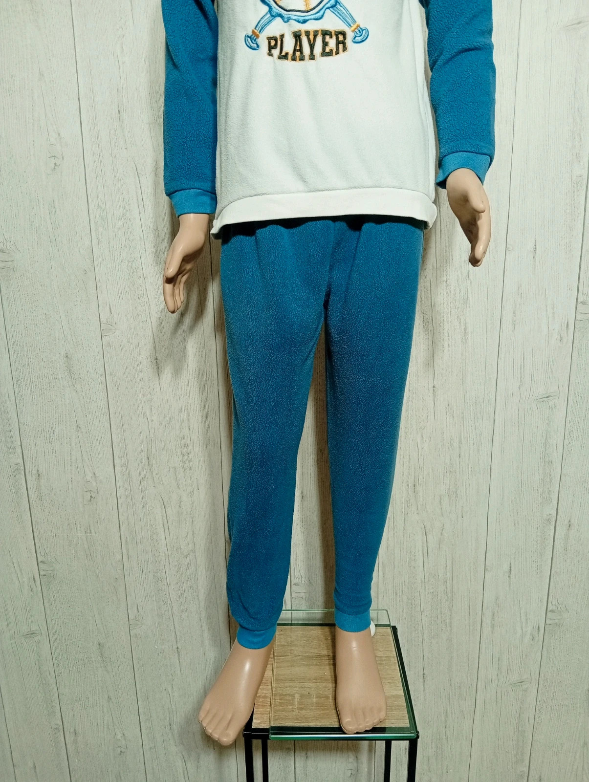 Ensemble pyjama garcon - taille 10 ans (140 cm) - La Fabrique des garçons - couleur bleu et blanc – La Fabrique Des Garçons – taille 10 ans / 140 cm 3