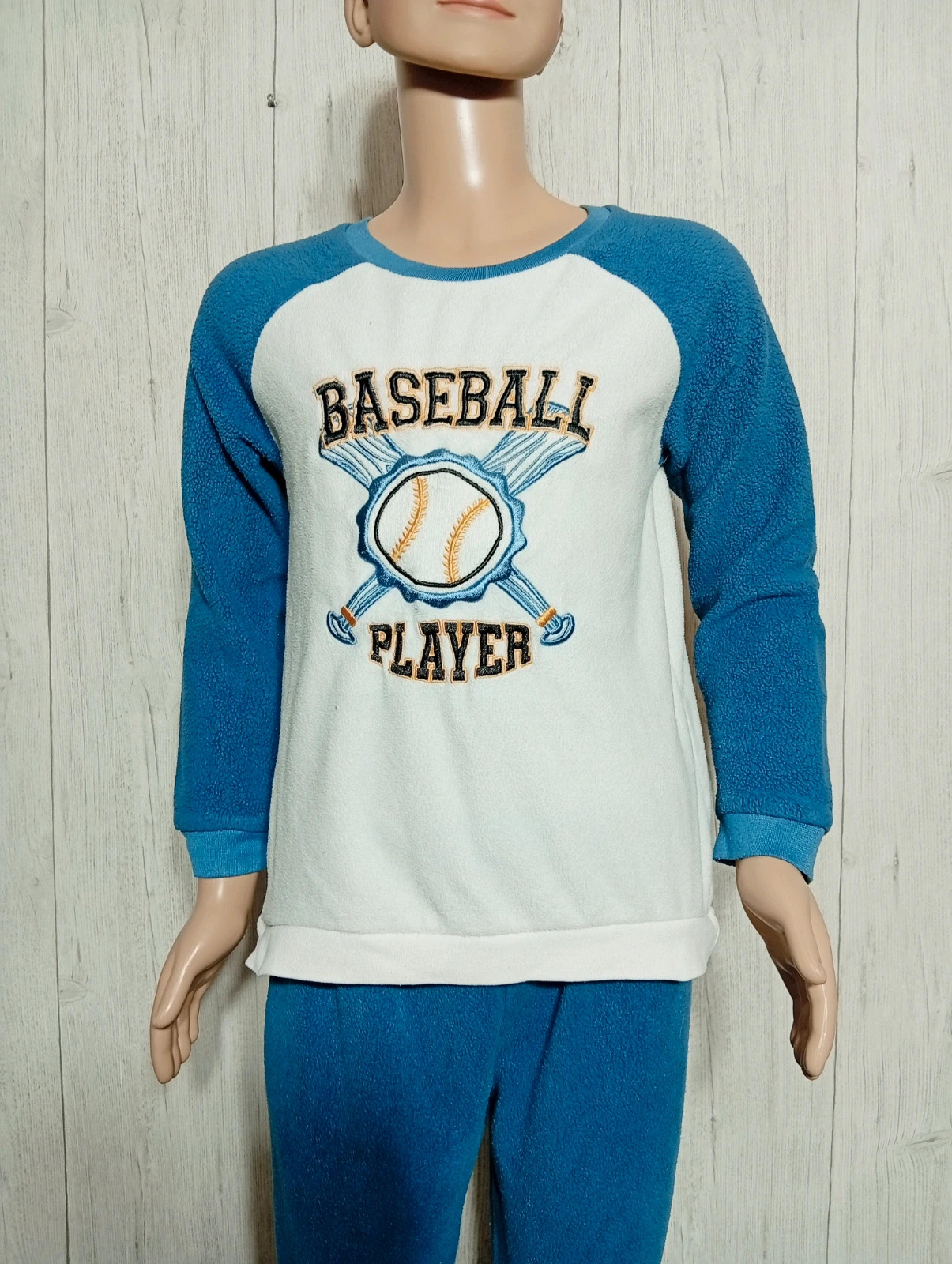 Ensemble pyjama garcon - taille 10 ans (140 cm) - La Fabrique des garçons - couleur bleu et blanc – La Fabrique Des Garçons – taille 10 ans / 140 cm 2