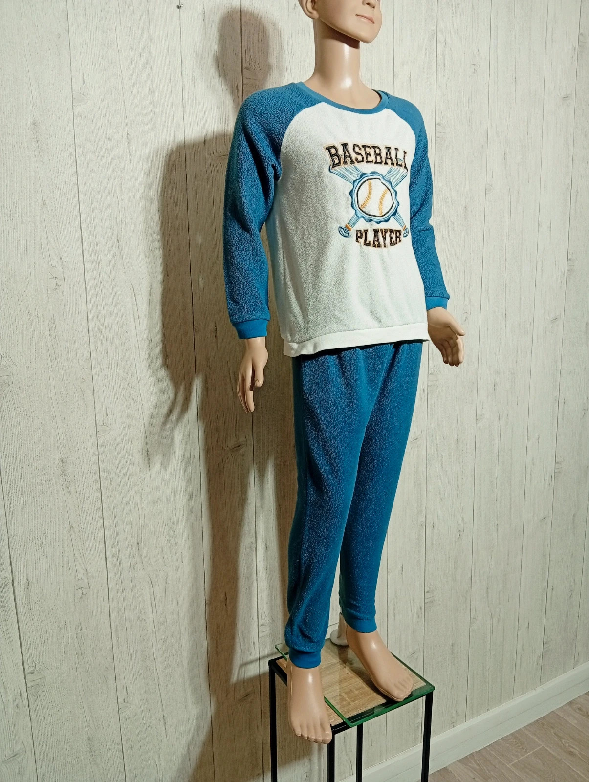 Ensemble pyjama garcon - taille 10 ans (140 cm) - La Fabrique des garçons - couleur bleu et blanc – La Fabrique Des Garçons – taille 10 ans / 140 cm 4