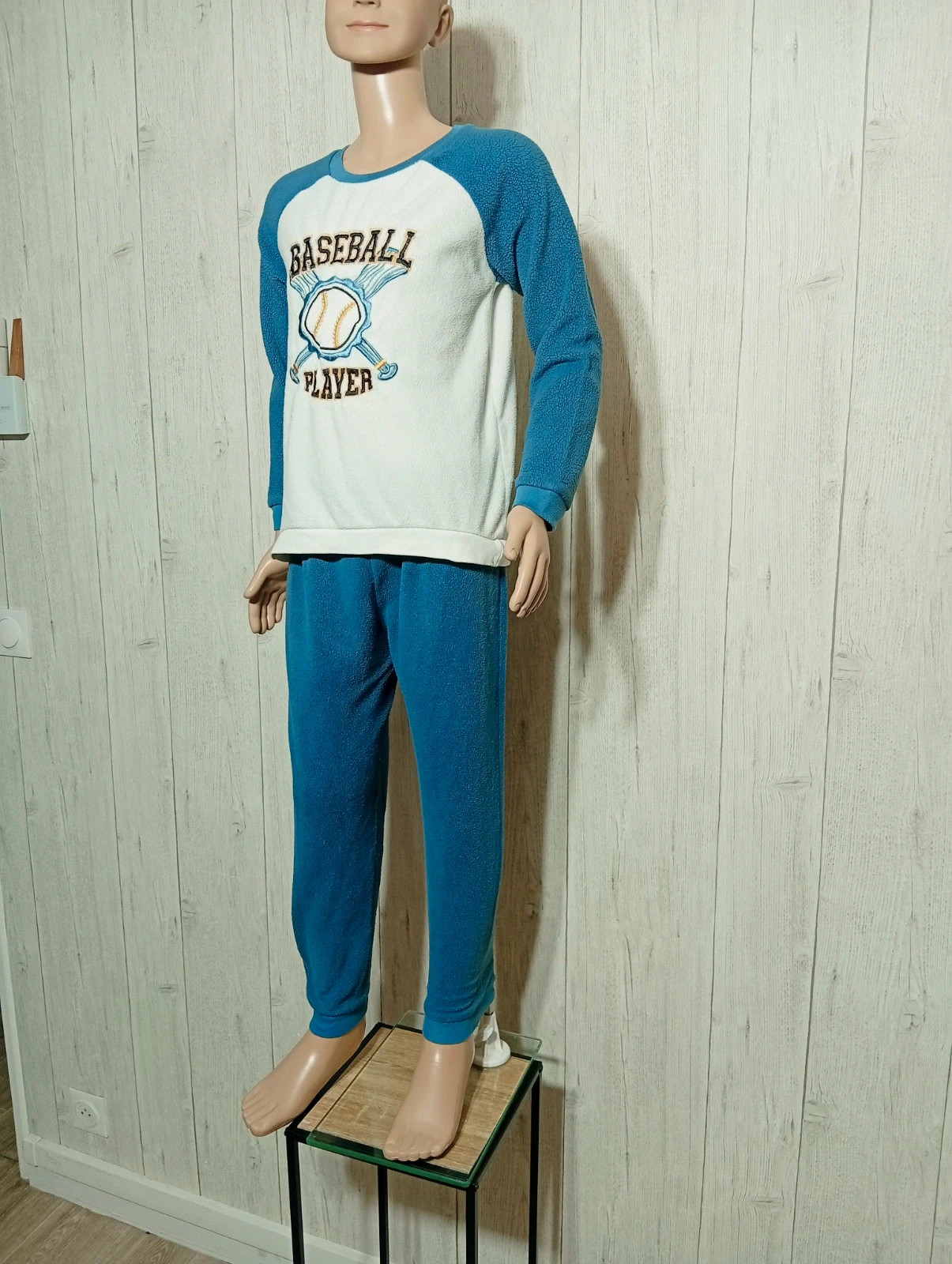 Ensemble pyjama garcon - taille 10 ans (140 cm) - La Fabrique des garçons - couleur bleu et blanc – La Fabrique Des Garçons – taille 10 ans / 140 cm 5