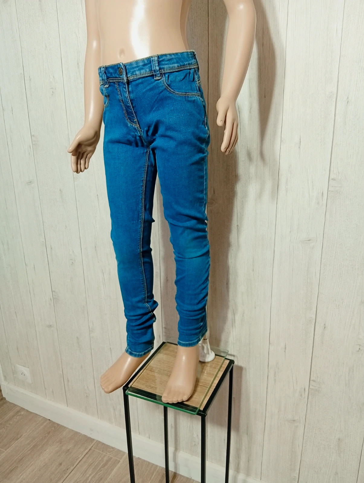 Jeans fille - taille 12 ans ( 146/152 cm) - Kiabi - couleur bleu – Kiabi – taille 12 ans / 152 cm 5