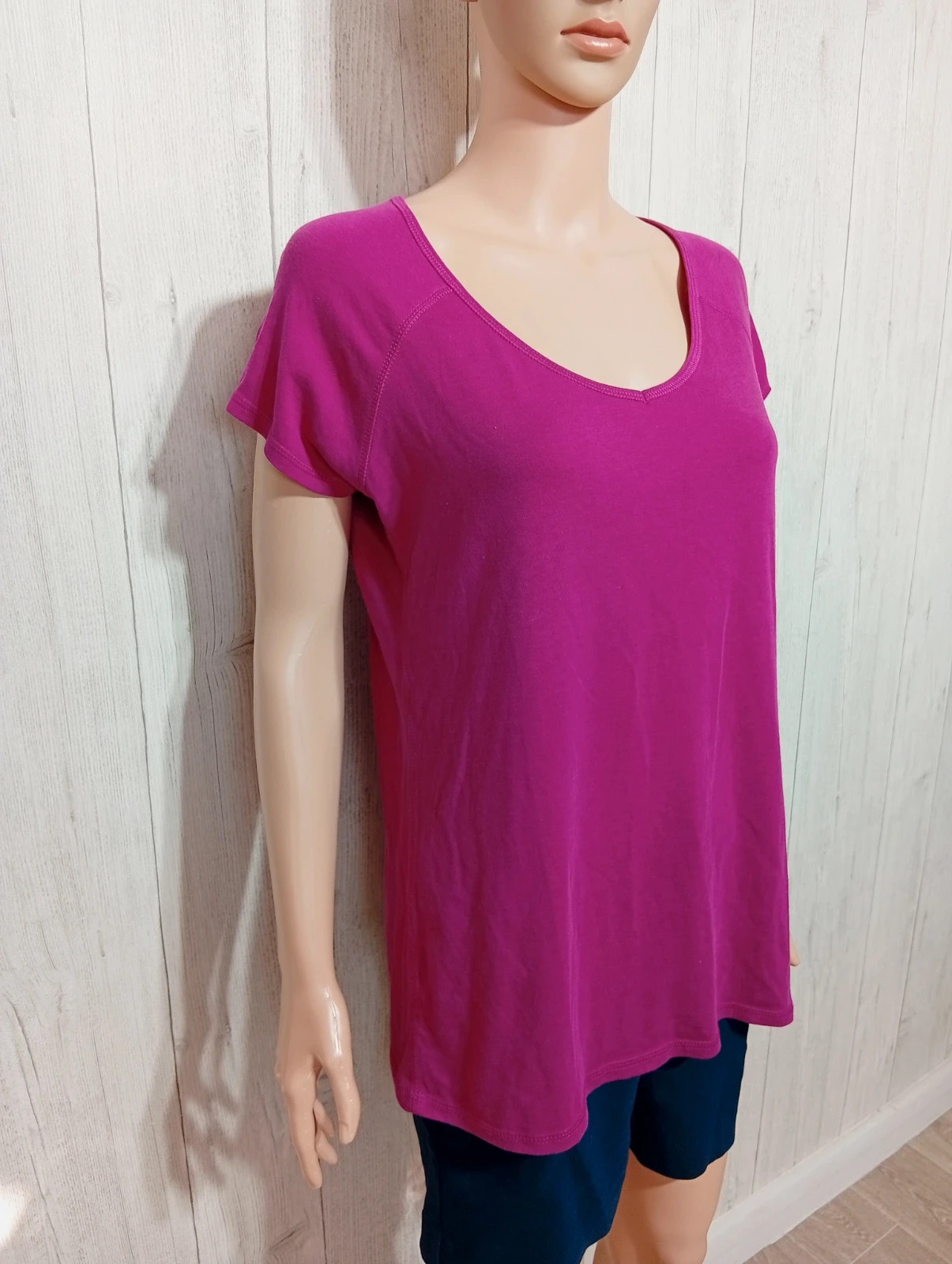T-shirt manche courte femme - taille XL/42 - Decathlon - couleur fushia – Decathlon – taille XL / 42 / 14 4
