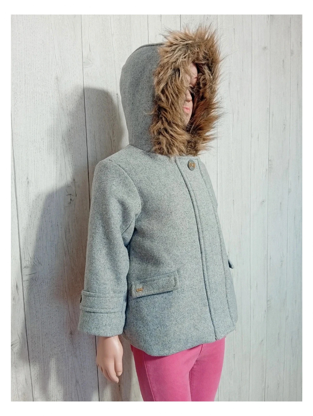 Manteau fille - taille 2 ans (82 cm) - couleur gris orchestra – Orchestra – taille 18-24 mois / 86 cm 4