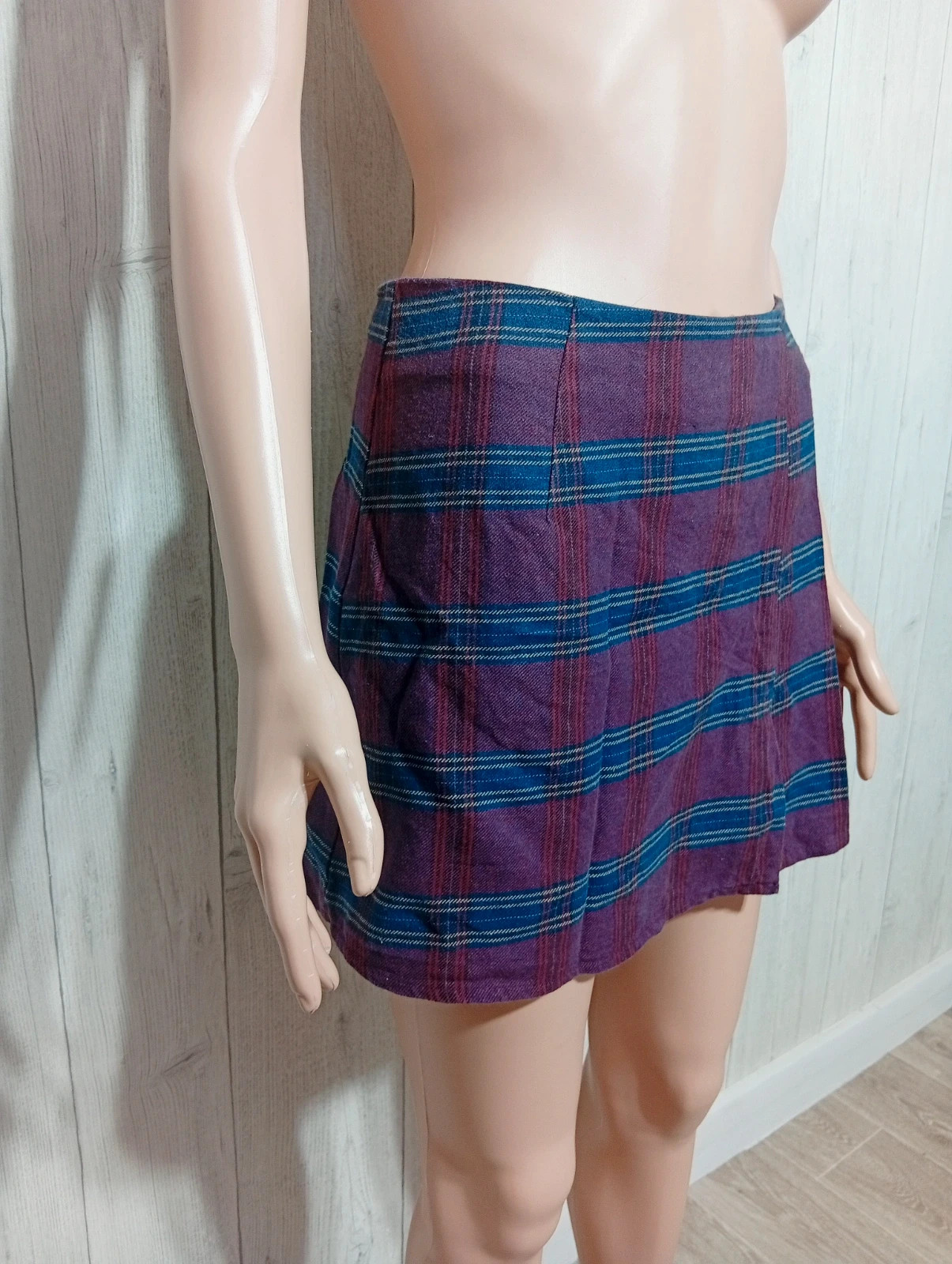 Jupe femme - taille S/36 - Brandy Melville - couleur bordeaux et marine – Brandy Melville – taille S / 36 / 8 2