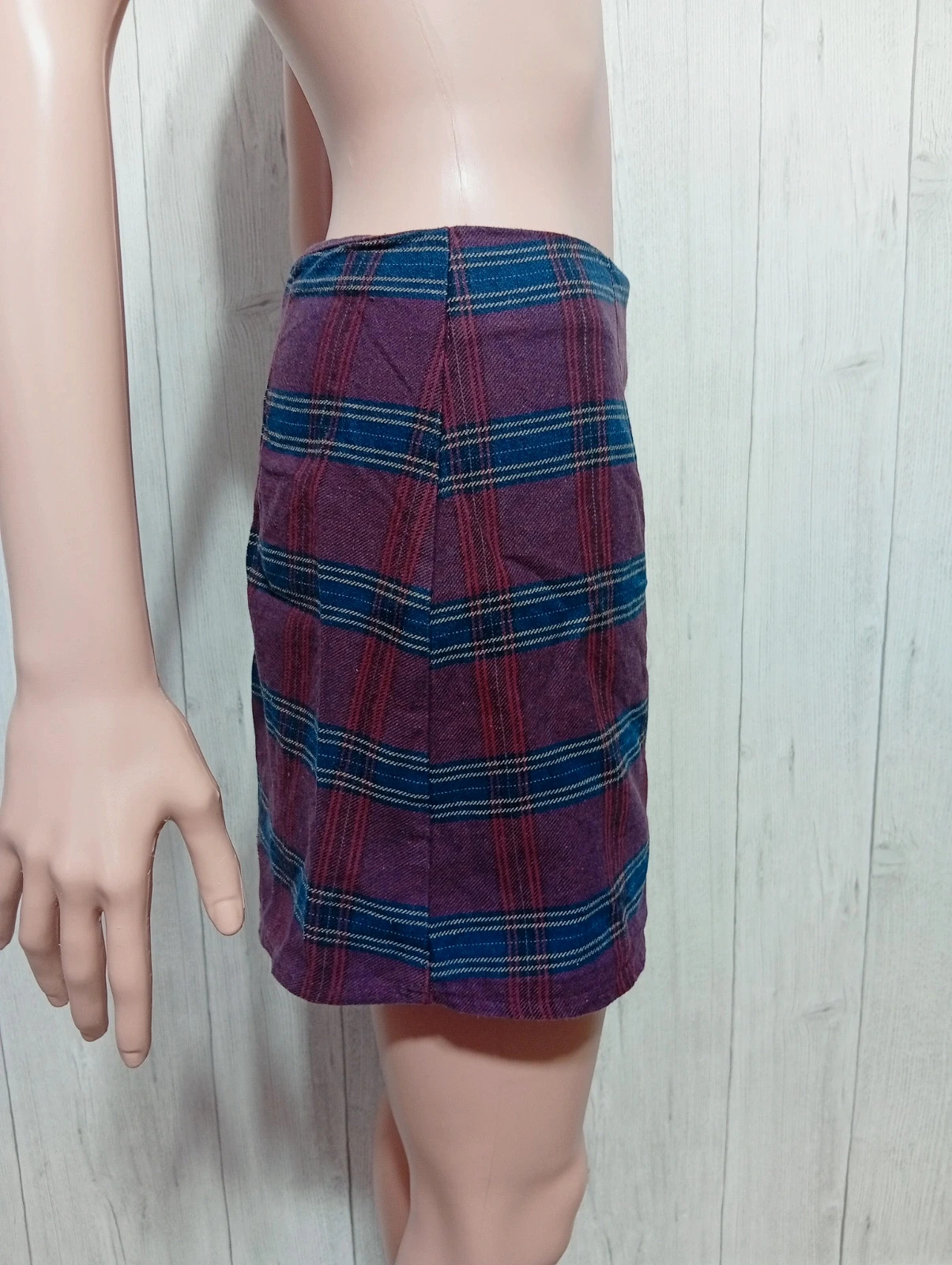 Jupe femme - taille S/36 - Brandy Melville - couleur bordeaux et marine – Brandy Melville – taille S / 36 / 8 4