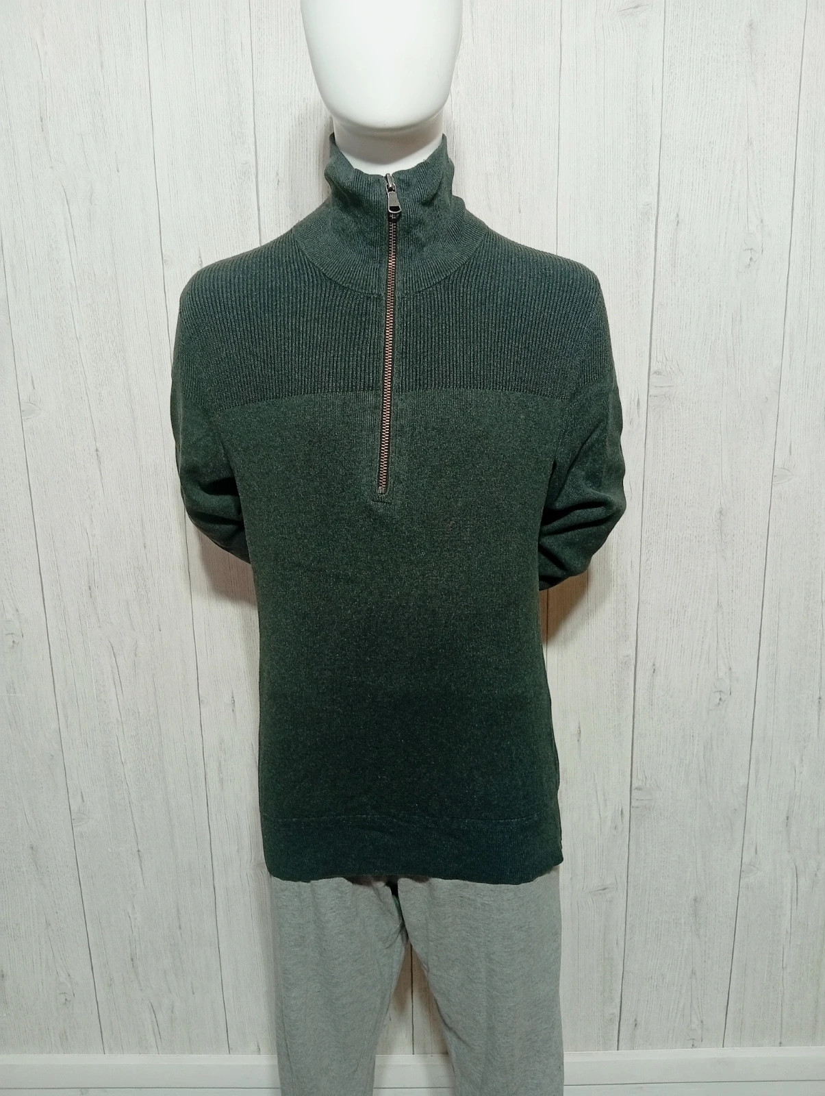 Pull a col roulé homme - taille L/40 - ikks - couleur gris