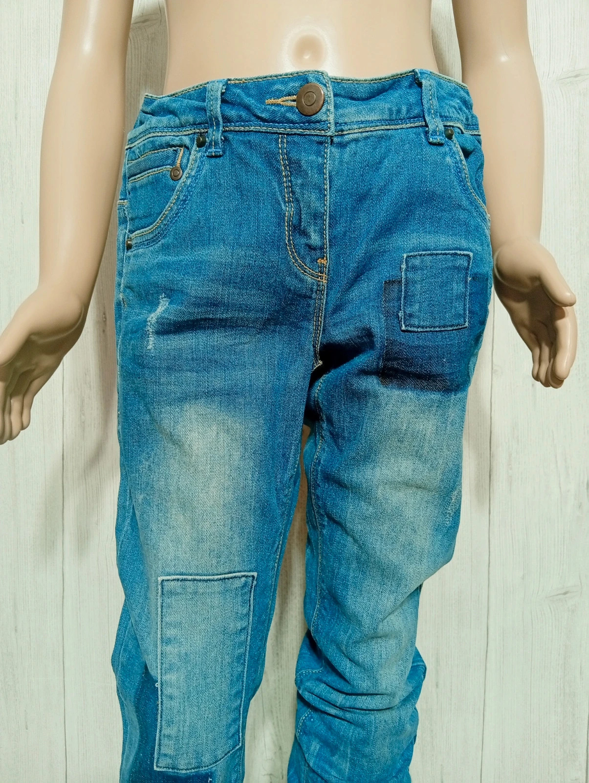 Jeans fille - taille 12 ans (152 cm) - bilook - couleur bleu – Bilook – taille 12 ans / 152 cm 2